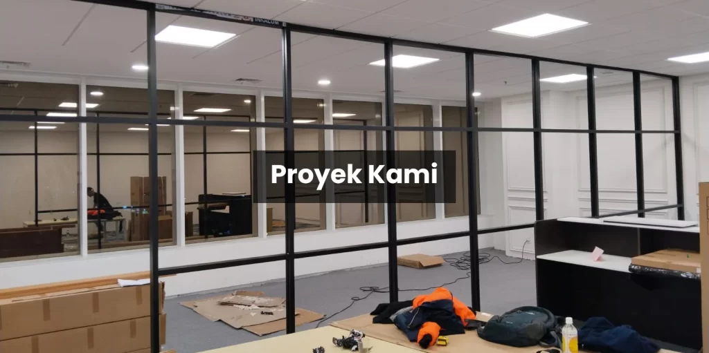 proyek aluminium dan kaca